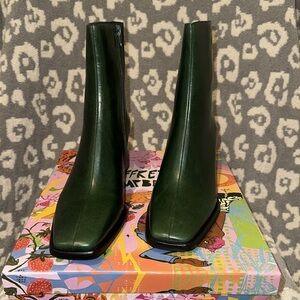 Jeffrey Campbell Green Heeled Boots